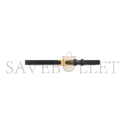 CELINE SMALL 18MM TRIOMPHE BELT IN TAURILLON LEATHER 45AX63A01.38NO